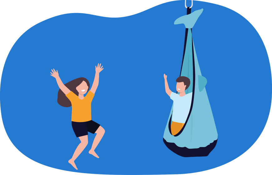 Silla colgante para niños